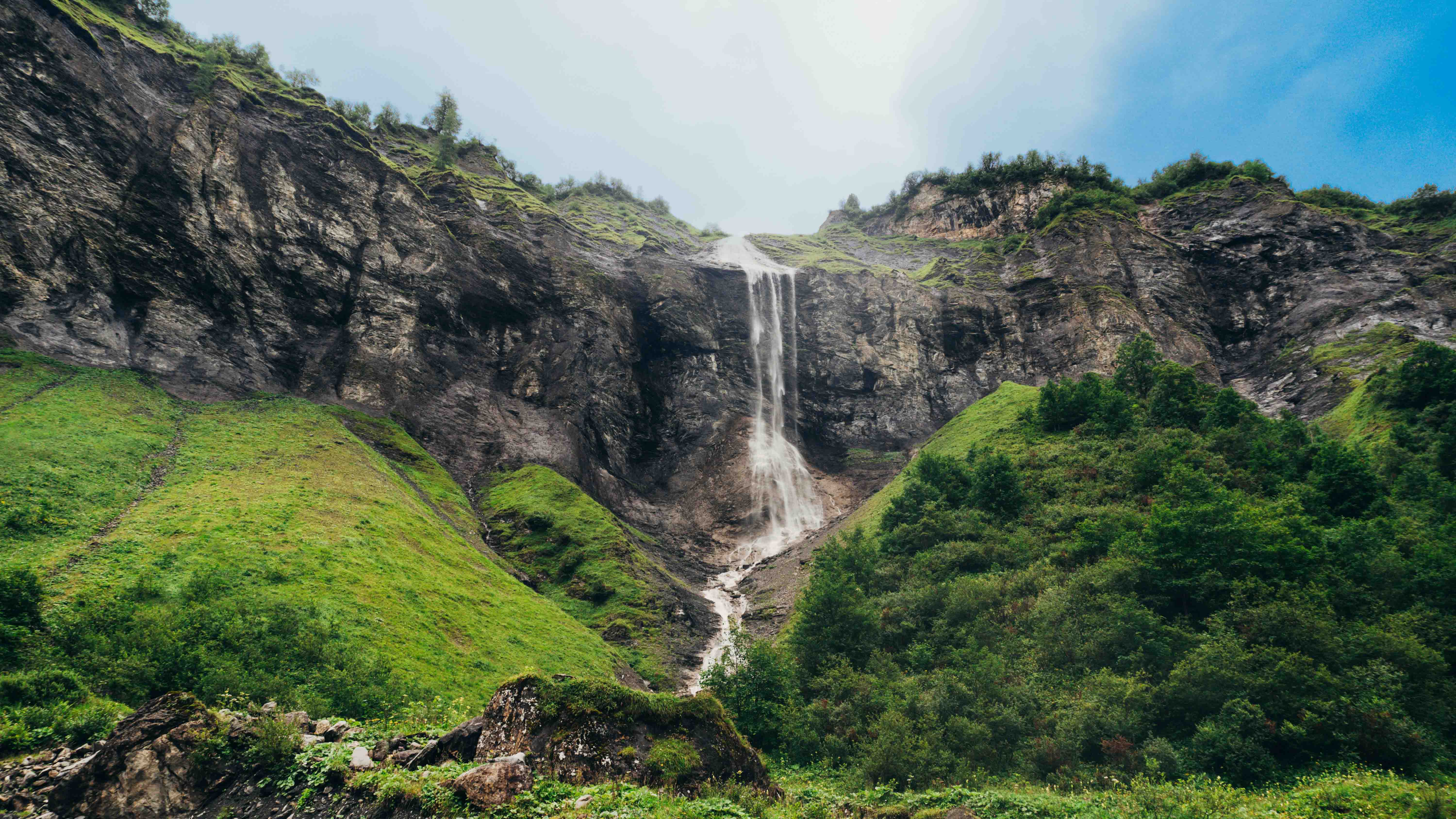 Alpine Waterfall